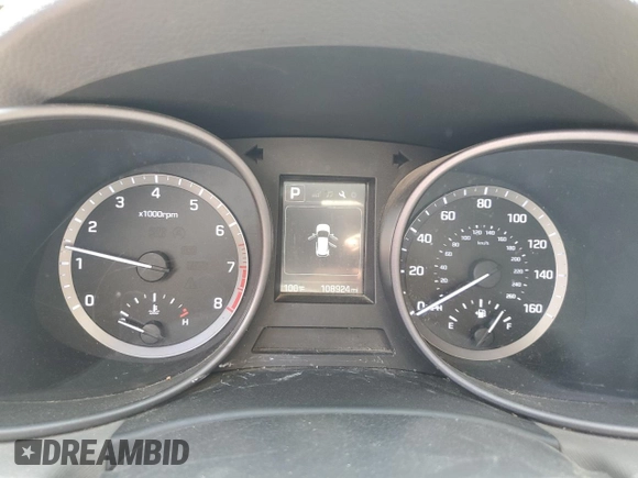 2017 Hyundai Santa Fe 2.4L with VIN 5XYZTDLB0HG466987, listed as a Copart auction lot 62330505 with 108,924 mi miles and Salvage title. Bid and sale history available at DreamBid. Image 9.