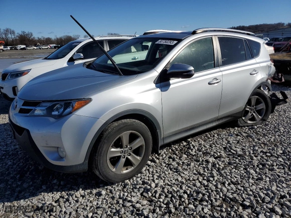 2015 Toyota RAV4 XLE with VIN JTMRFREV7FD152065, listed as a Copart auction lot 80750283 with 115,187 mi miles and Salvage Title. Bid and sale history available at carsss.com. Image 1.