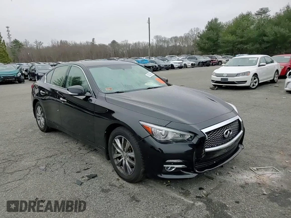 2017 Infiniti Q50 3.0t Sport with VIN JN1EV7ARXHM830246, listed as a Copart auction lot 85226954 with 0 mi miles and Salvage Title. Bid and sale history available at carsss.com. Image 10.