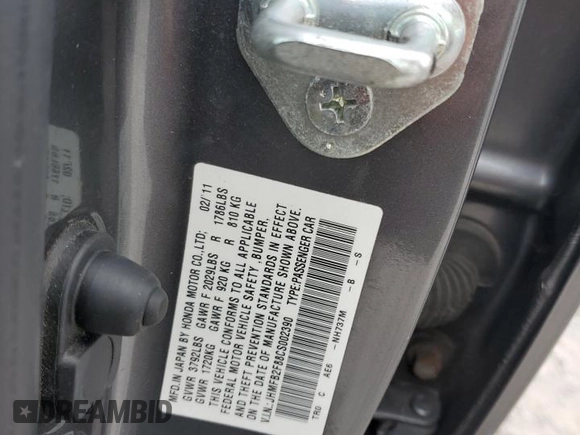 2012 Honda Civic EX with VIN JHMFB2F88CS002390, listed as a Copart auction lot 78682804 with 134,334 mi miles and Salvage Title. Bid and sale history available at DreamBid. Image 14.