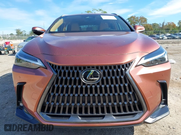 2025 Lexus NX with VIN 2T2GDCAZ5SC019472, listed as a IAAI auction lot 41154451 with 8,830 mi miles. Bid and sale history available at carsss.com. Image 12.