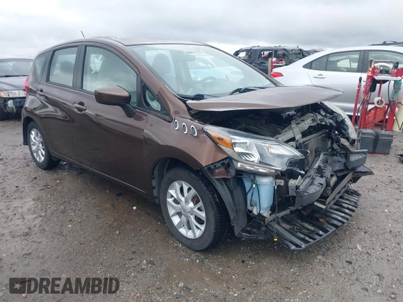 2017 Nissan Note SV with VIN 3N1CE2CP8HL375249, listed as a IAAI auction lot 41972181 with 44,934 mi miles and . Bid and sale history available at DreamBid. Image 1.