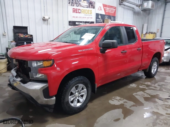 2019 Chevrolet Silverado 1500 Work Truck with VIN 1GCRYAEH9KZ299622, listed as a IAAI auction lot 41329432 with 79,283 mi miles. Bid and sale history available at carsss.com. Image 19.