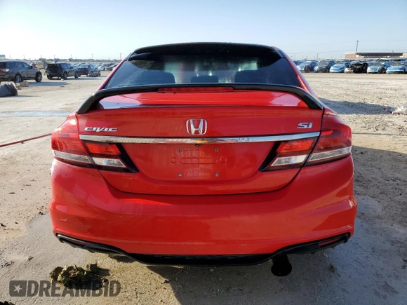 2015 Honda Civic Sedan Si with VIN 2HGFB6E59FH709589, listed as a Copart auction lot 48765265 with 73,331 mi miles and Salvage Title. Bid and sale history available at carsss.com. Image 6.