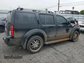 2007 Nissan Pathfinder S with VIN 5N1AR18U17C615197, listed as a Copart auction lot 53191045 with 225,166 mi miles and Clean Title. Bid and sale history available at carsss.com. Image 3.
