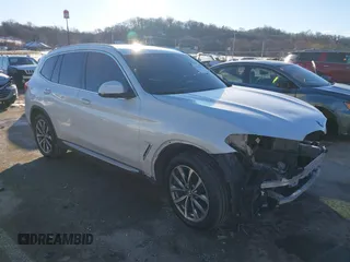 2019 BMW X3 xDrive30i with VIN 5UXTR9C52KLP90836, listed as a IAAI auction lot 41346127 with 104,004 mi miles and . Bid and sale history available at DreamBid. Image 1.