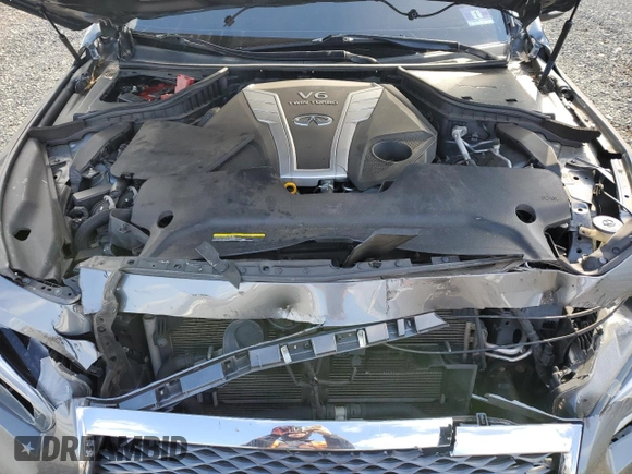 2017 Infiniti Q50 3.0t Signature Edition with VIN JN1EV7AR7HM839180, listed as a Copart auction lot 83185234 with 96,311 mi miles and Salvage Title. Bid and sale history available at carsss.com. Image 12.