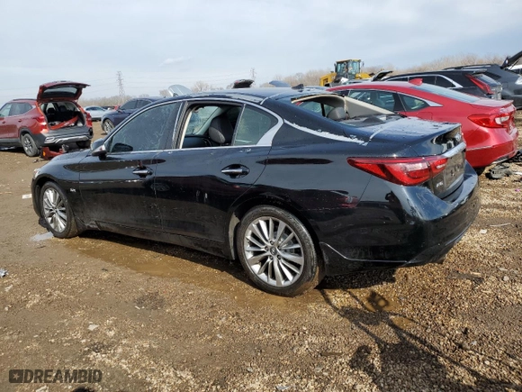 2018 Infiniti Q50 3.0t SPORT with VIN JN1EV7AR6JM611581, listed as a Copart auction lot 47108275 with NaN miles and Salvage Title. Bid and sale history available at carsss.com. Image 2.