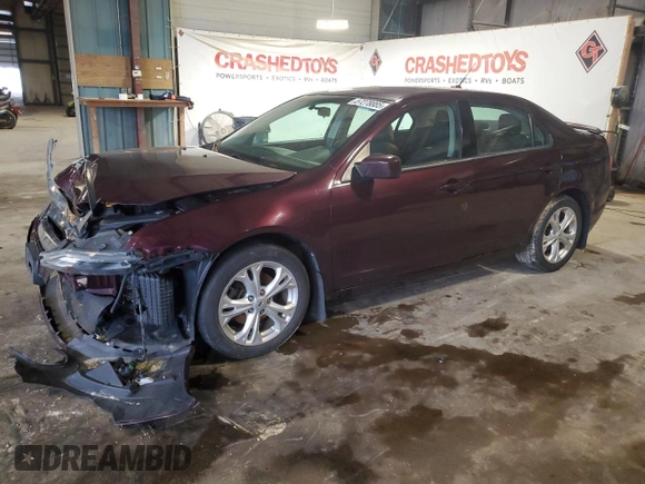 2012 Ford Fusion SE with VIN 3FAHP0HA0CR377773, listed as a Copart auction lot 57278885 with 133,700 mi miles and Salvage title. Bid and sale history available at DreamBid. Image 1.