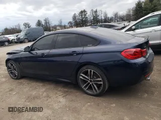 2019 BMW 4 Series 440i xDrive with VIN WBA4J7C54KBM76593, listed as a Copart auction lot 80133444 with 50,030 mi miles and Salvage Title. Bid and sale history available at carsss.com. Image 2.