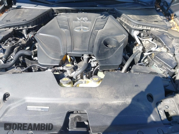 2019 Infiniti Q50 3.0t LUXE with VIN JN1EV7AP8KM541551, listed as a IAAI auction lot 41534608 with 66,273 mi miles. Bid and sale history available at carsss.com. Image 10.