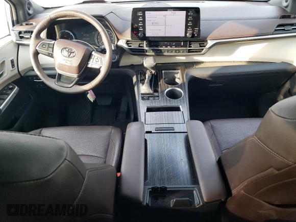 2023 Toyota Sienna Platinum with VIN 5TDESKFC5PS079072, listed as a Copart auction lot 53603985 with 45,654 mi miles and Salvage Title. Bid and sale history available at DreamBid. Image 8.