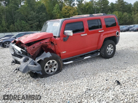 2006 Hummer H3 with VIN 5GTDN136568101403, listed as a Copart auction lot 72532524 with 239,120 mi miles and Salvage Title. Bid and sale history available at carsss.com. Image 1.