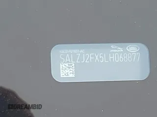 2020 Land Rover Range Rover Evoque S z VIN SALZJ2FX5LH068877, wystawiony jako IAAI lot #41812697 z przebiegiem 31 677 mil mil oraz . Historia ofert i sprzedaży dostępna na DreamBid. Obrazek 9.