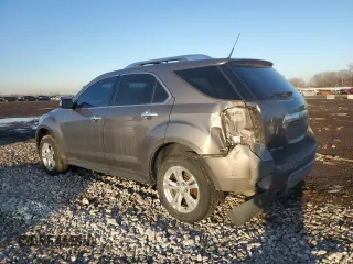 2012 Chevrolet Equinox LTZ with VIN 2GNFLGE57C6211455, listed as a Copart auction lot 46452445 with 145,350 mi miles and Salvage Title. Bid and sale history available at carsss.com. Image 2.