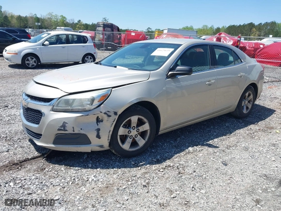 2015 Chevrolet Malibu LS with VIN 1G11B5SL2FF234349, listed as a IAAI auction lot 41995360 with 181,940 mi miles. Bid and sale history available at carsss.com. Image 2.