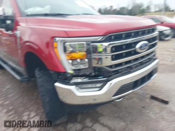 2021 Ford F-150 XL with VIN 1FTFW1E86MKD88763, listed as a IAAI auction lot 41742760 with 54,504 mi miles. Bid and sale history available at carsss.com. Image 18.