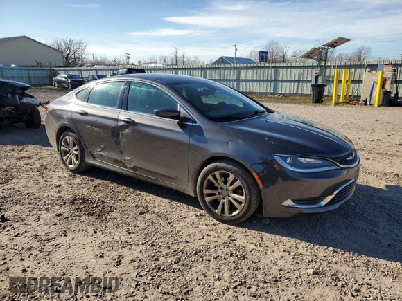 2015 Chrysler 200 Limited with VIN 1C3CCCAB9FN718846, listed as a Copart auction lot 80136324 with 93,793 mi miles and Non Repairable. Bid and sale history available at carsss.com. Image 4.