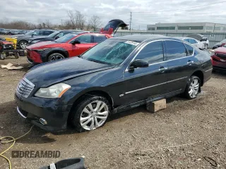 2008 Infiniti M with VIN JNKAY01F28M656400, listed as a Copart auction lot 51229145 with 215,088 mi miles and Salvage Title. Bid and sale history available at carsss.com. Image 1.