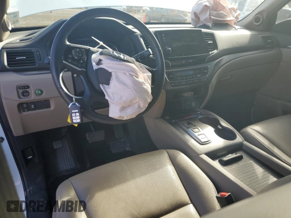 2021 Honda Pilot EX-L with VIN 5FNYF5H53MB037341, listed as a Copart auction lot 47585325 with 80,992 mi miles and Salvage Title. Bid and sale history available at DreamBid. Image 8.