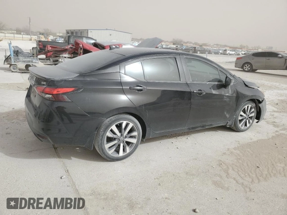 2020 Nissan Versa SR with VIN 3N1CN8FVXLL803506, listed as a Copart auction lot 49187345 with 39,957 mi miles and Salvage Title. Bid and sale history available at carsss.com. Image 3.