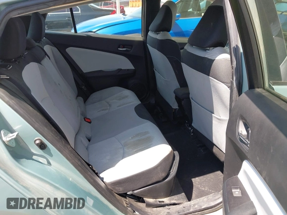 2017 Toyota Prius Two with VIN JTDKARFU9H3042326, listed as a IAAI auction lot 41991608 with 90,089 mi miles. Bid and sale history available at carsss.com. Image 8.