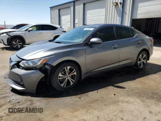 2021 Nissan Sentra SV z VIN 3N1AB8CVXMY244211, wystawiony jako Copart lot #57676195 z przebiegiem 51 833 mil mil oraz Szkoda całkowita • Salvage title. Historia ofert i sprzedaży dostępna na DreamBid. Obrazek 1.