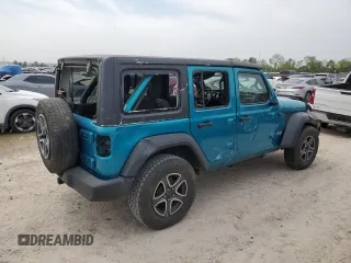 2020 Jeep Wrangler Unlimited Willys with VIN 1C4HJXDN4LW137202, listed as a Copart auction lot 50797485 with 109,509 mi miles and Salvage title. Bid and sale history available at DreamBid. Image 3.