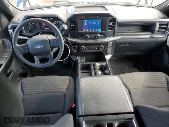 2023 Ford F-150 XL with VIN 1FTEW1EP8PKE04419, listed as a Copart auction lot 60843835 with 31,684 mi miles and Salvage title. Bid and sale history available at DreamBid. Image 8.