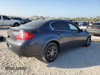 2008 Infiniti G35 x with VIN JNKBV61F58M278976, listed as a Copart auction lot 47218485 with Not Provided miles and Salvage Title. Bid and sale history available at carsss.com. Image 3.