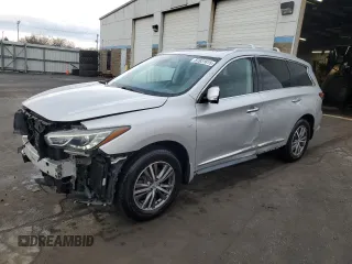 2019 Infiniti QX60 Luxe с VIN 5N1DL0MM3KC569640, выставлен на аукционе Copart как лот 87831615 с пробегом 54 799 миль миль и Списание • Salvage title. История ставок и продаж доступна на DreamBid. Изображение 1.