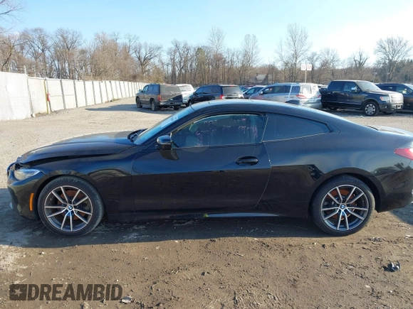 2022 BMW 4 Series 430i xDrive with VIN WBA73AP07NCJ63605, listed as a IAAI auction lot 41685409 with 40,254 mi miles and . Bid and sale history available at DreamBid. Image 14.