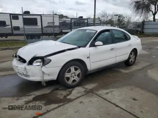 2001 Ford Taurus SEL with VIN 1FAHP56S91A147472, listed as a Copart auction lot 45393225 with 109,381 mi miles and Salvage title. Bid and sale history available at DreamBid. Image 1.