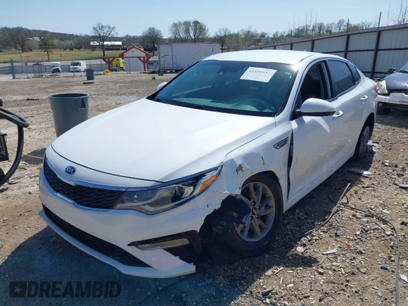 2020 Kia Optima LX with VIN 5XXGT4L34LG394642, listed as a IAAI auction lot 41850853 with 90,379 mi miles. Bid and sale history available at carsss.com. Image 17.