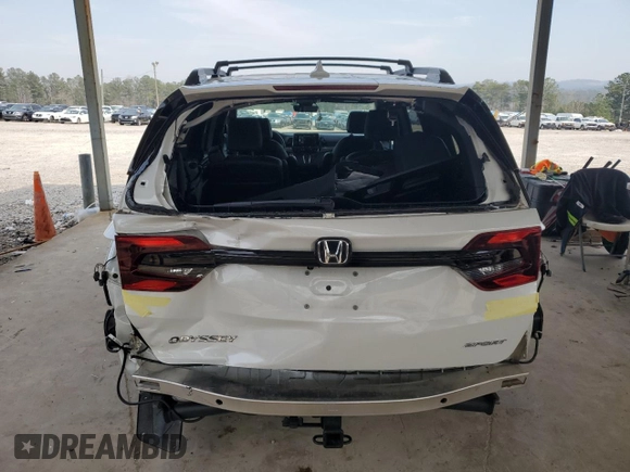 2023 Honda Odyssey Sport with VIN 5FNRL6H79PB039118, listed as a Copart auction lot 49122375 with 29,787 mi miles and Salvage Title. Bid and sale history available at carsss.com. Image 6.