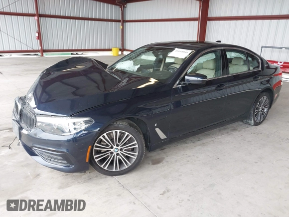 2019 BMW 5 Series 530e with VIN WBAJA9C50KB254535, listed as a IAAI auction lot 41094049 with 57,874 mi miles and . Bid and sale history available at DreamBid. Image 17.