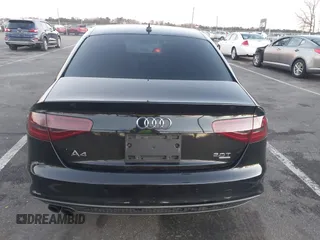 2013 Audi A4 2.0T Prestige with VIN WAUKFAFL9DN015049, listed as a IAAI auction lot 40975645 with 104,407 mi miles. Bid and sale history available at carsss.com. Image 16.