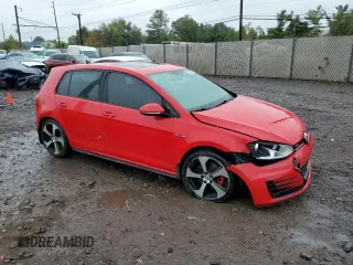 2016 Volkswagen Golf GTI S with VIN 3VW5T7AU0GM047041, listed as a Copart auction lot 72923144 with 81,554 mi miles and Salvage Title. Bid and sale history available at carsss.com. Image 4.