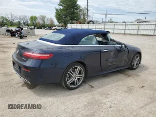 2018 Mercedes-Benz E-Class E 400 with VIN WDD1K6GB2JF052758, listed as a Copart auction lot 50656174 with 36,736 mi miles. Bid and sale history available at carsss.com. Image 3.