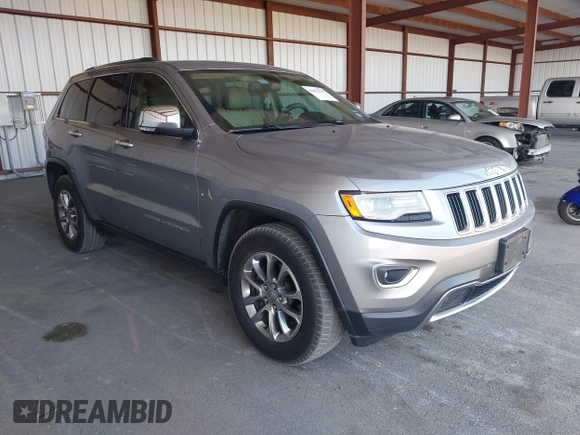 2015 Jeep Grand Cherokee Limited with VIN 1C4RJEBG1FC232321, listed as a IAAI auction lot 42029909 with 107,250 mi miles. Bid and sale history available at carsss.com. Image 1.