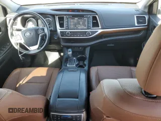 2017 Toyota Highlander Hybrid Limited with VIN 5TDDGRFH5HS027024, listed as a Copart auction lot 48002505 with 64,372 mi miles and Salvage title. Bid and sale history available at DreamBid. Image 8.
