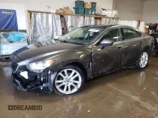 2016 Mazda Mazda6 i Touring with VIN JM1GJ1V52G1429957, listed as a Copart auction lot 46551445 with 99,221 mi miles and Salvage Title. Bid and sale history available at carsss.com. Image 1.