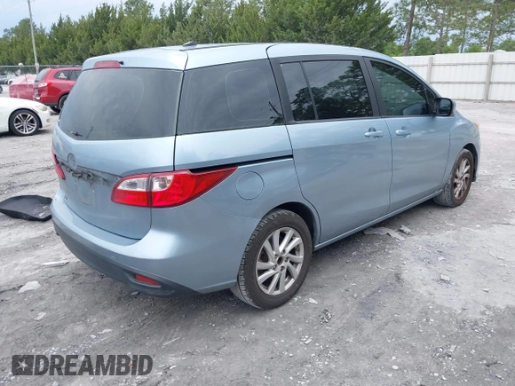 2012 Mazda 5 Sport with VIN JM1CW2BL4C0130446, listed as a IAAI auction lot 42215533 with 238,221 mi miles and . Bid and sale history available at DreamBid. Image 4.