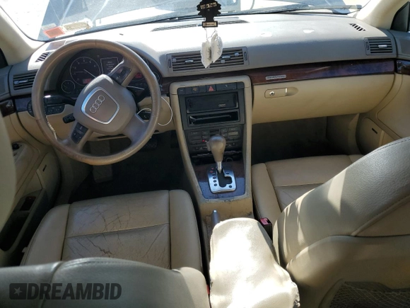 2005 Audi A4 3.2L with VIN WAUDG78EX5A551864, listed as a Copart auction lot 83112454 with 190,960 mi miles and Salvage Title. Bid and sale history available at carsss.com. Image 8.