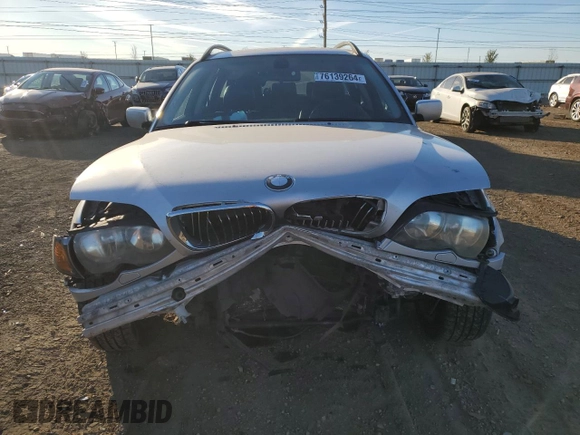 2004 BMW 3 Series 325xi with VIN WBAEP33454PF03604, listed as a Copart auction lot 76139264 with 0 mi miles and Salvage Title. Bid and sale history available at carsss.com. Image 5.