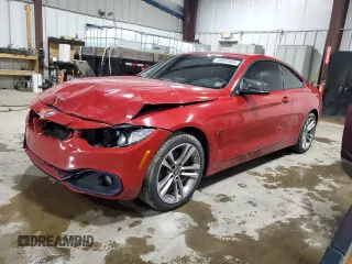 2015 BMW 4 Series 428i xDrive with VIN WBA3N5C55FK198586, listed as a Copart auction lot 49897865 with 124,288 mi miles and Salvage Title. Bid and sale history available at carsss.com. Image 1.