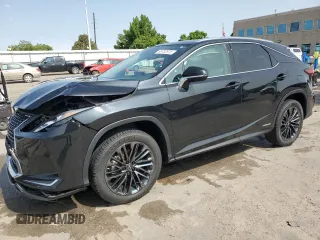 2022 Lexus RX 450h z VIN 2T2HGMDA3NC074093, wystawiony jako Copart lot #58732975 z przebiegiem 40 105 mil mil oraz Szkoda całkowita • Salvage title. Historia ofert i sprzedaży dostępna na DreamBid. Obrazek 1.