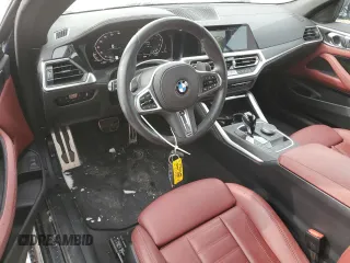 2023 BMW 4 Series 430i xDrive with VIN WBA43AT00PCL57081, listed as a Copart auction lot 44983365 with 9,821 mi miles and Salvage Title. Bid and sale history available at DreamBid. Image 8.