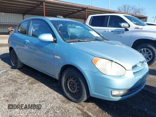 2007 Hyundai Accent SE with VIN KMHCN36CX7U031496, listed as a IAAI auction lot 41811183 with 201,740 mi miles. Bid and sale history available at carsss.com. Image 1.