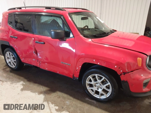 2019 Jeep Renegade Sport with VIN ZACNJAABXKPK24931, listed as a IAAI auction lot 40999733 with 36,117 mi miles and . Bid and sale history available at DreamBid. Image 6.